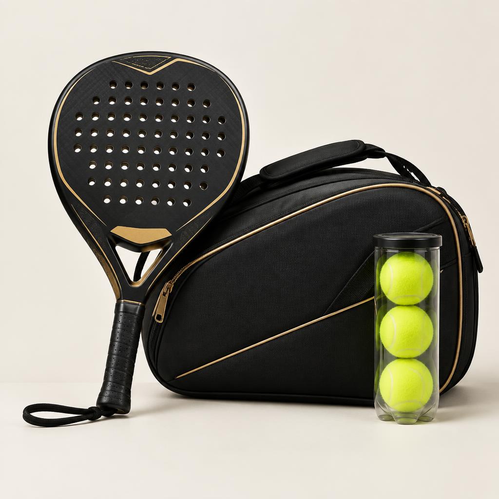 Tour bundle: racket, bag and balls